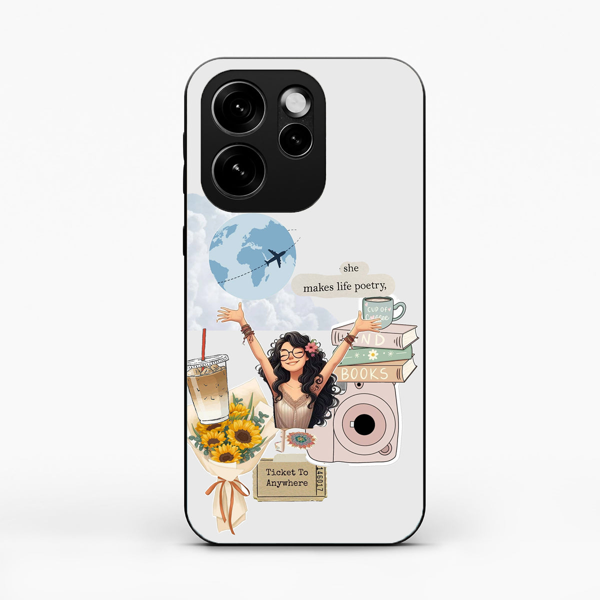 Dreamy Travel Girl Aesthetic Oppo Reno 15 Pro 5G Back Cover