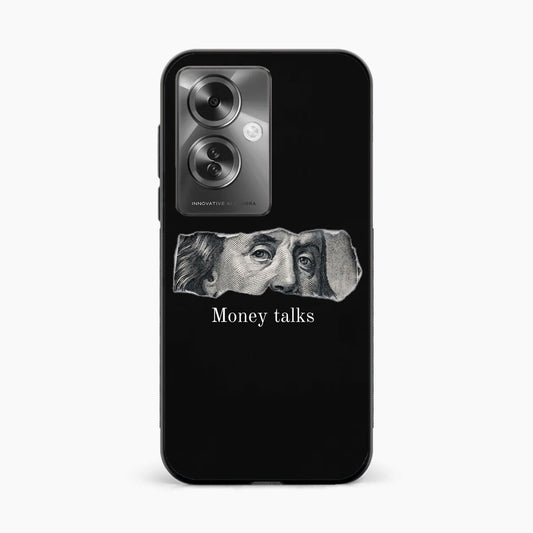 Money Talks Aesthetic Oppo F25 Pro 5G Back Cover