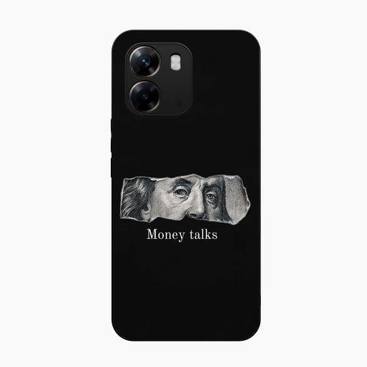 Money Talks Aesthetic Oppo A6x 5G Back Cover