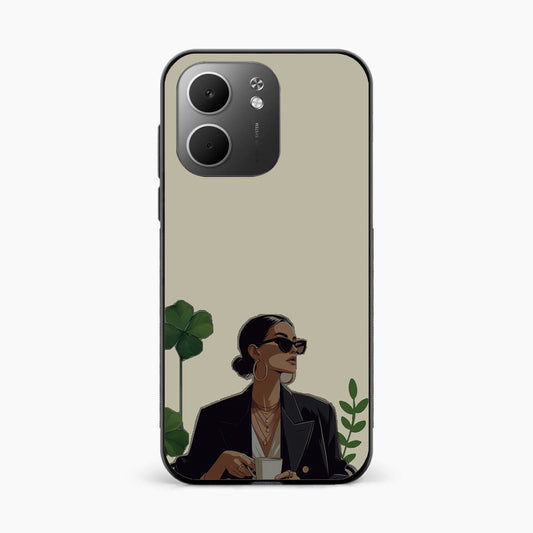 Sassy Minimal Coffee Aesthetic Oppo A5x 5g Back Covers