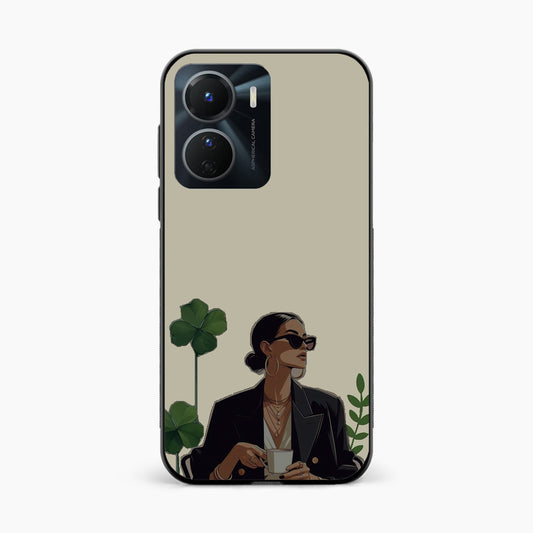 Sassy Minimal Coffee Aesthetic Vivo Y16 Back Cover
