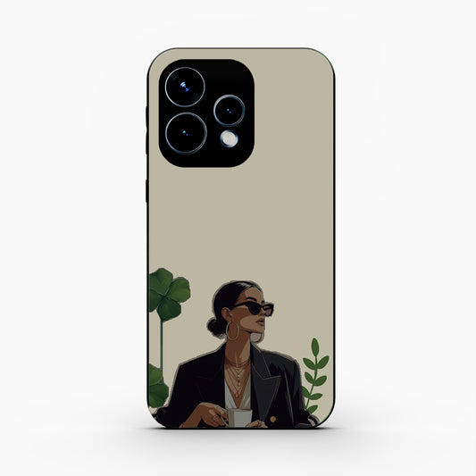 Sassy Minimal Coffee Aesthetic Oppo Reno 15 5G Back Cover