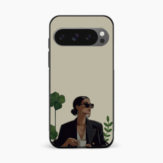 Sassy Minimal Coffee Aesthetic Google Pixel 9 Pro XL Back Cover