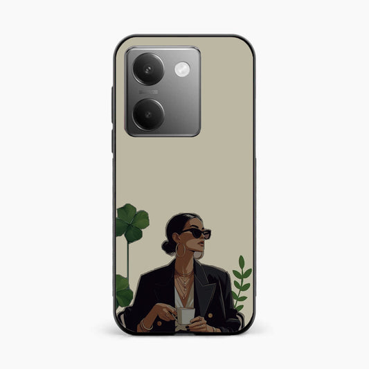 Sassy Minimal Coffee Aesthetic Vivo Y200 Pro 5G Back Cover