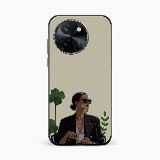 Sassy Minimal Coffee Aesthetic Vivo T3x 5G Back Cover