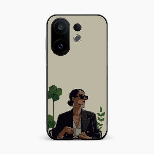 Sassy Minimal Coffee Aesthetic Vivo T4 Pro 5G Back Cover