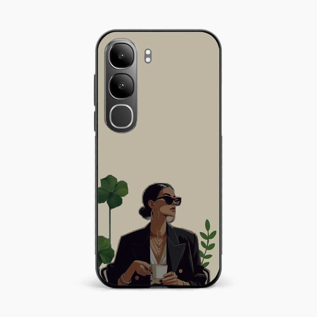 Sassy Minimal Coffee Aesthetic Vivo Y31 5G Back Cover