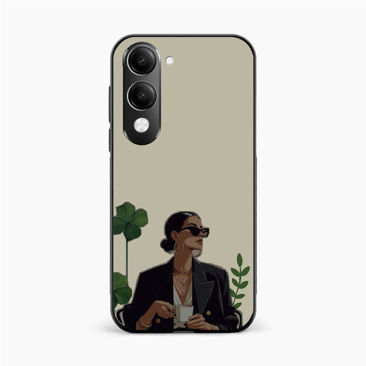 Sassy Minimal Coffee Aesthetic Vivo Y19s 5G Back Cover