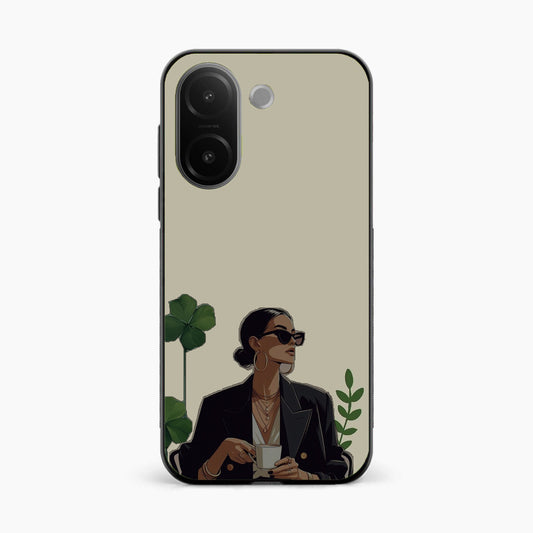 Sassy Minimal Coffee Aesthetic Vivo V60e 5G Back Cover