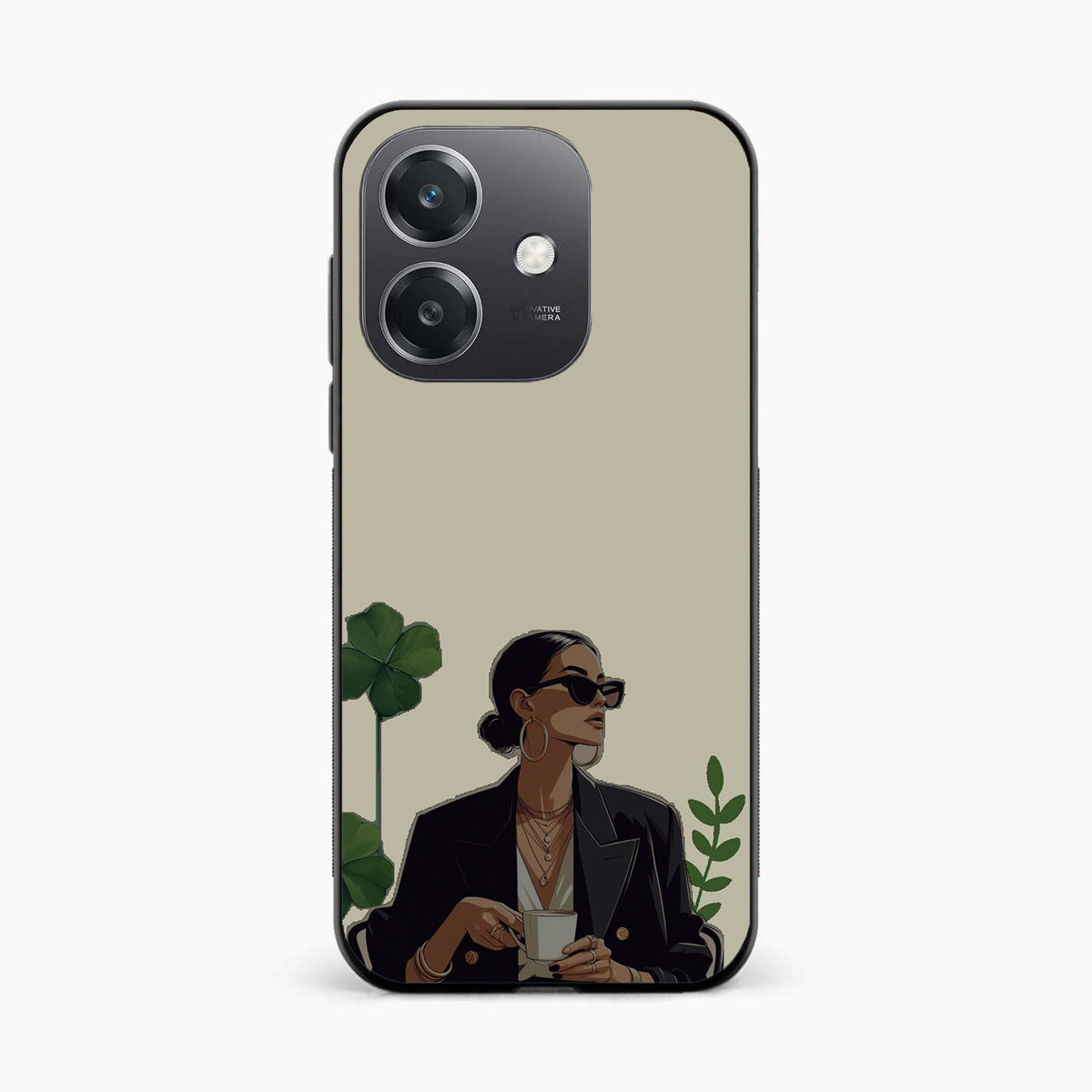 Sassy Minimal Coffee Aesthetic Oppo A3 5g Back Covers