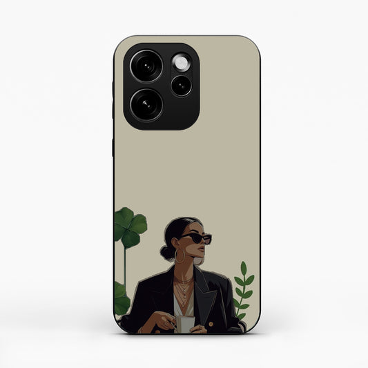 Sassy Minimal Coffee Aesthetic Oppo Reno 15 Pro 5G Back Cover