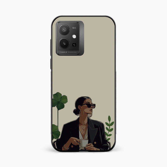 Sassy Minimal Coffee Aesthetic Vivo T1 5G Back Cover