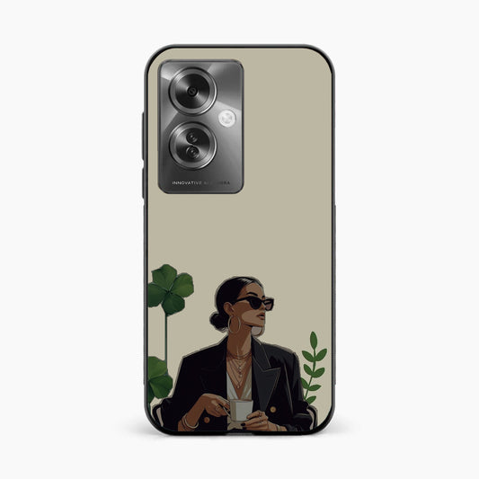 Sassy Minimal Coffee Aesthetic Oppo F25 Pro 5g Back Covers