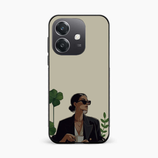 Sassy Minimal Coffee Aesthetic Oppo A3x 4g Back Covers