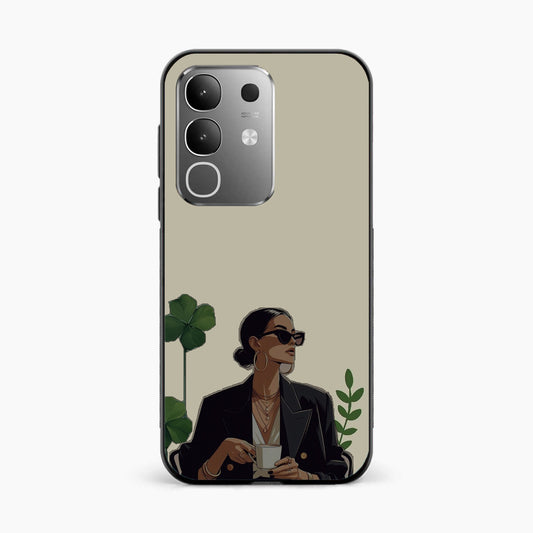 Sassy Minimal Coffee Aesthetic Vivo T4x 5G Back Cover