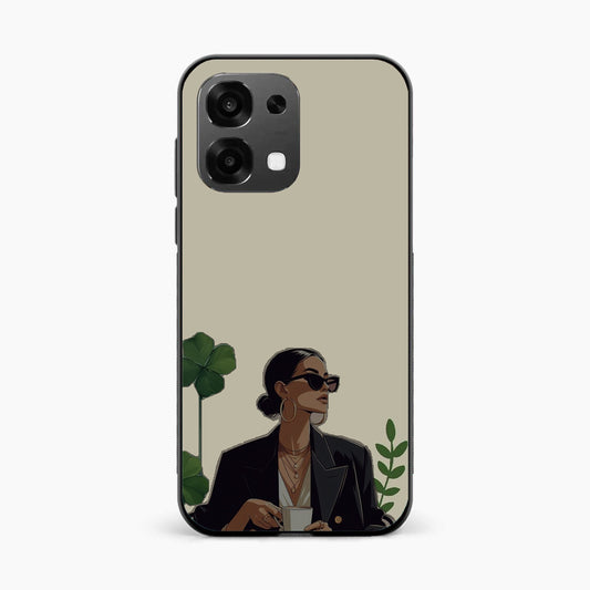 Sassy Minimal Coffee Aesthetic Oppo F31 5g Back Covers