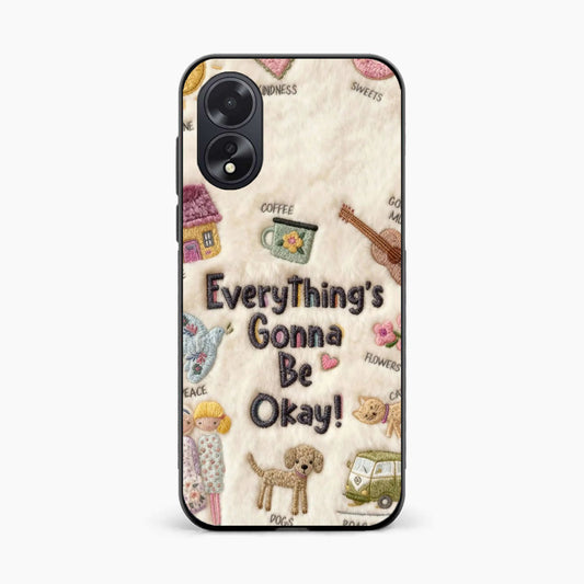 Cozy Happiness Collection Oppo A38 Back Cover