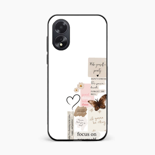 Soft Life Energy Oppo A38 Back Cover