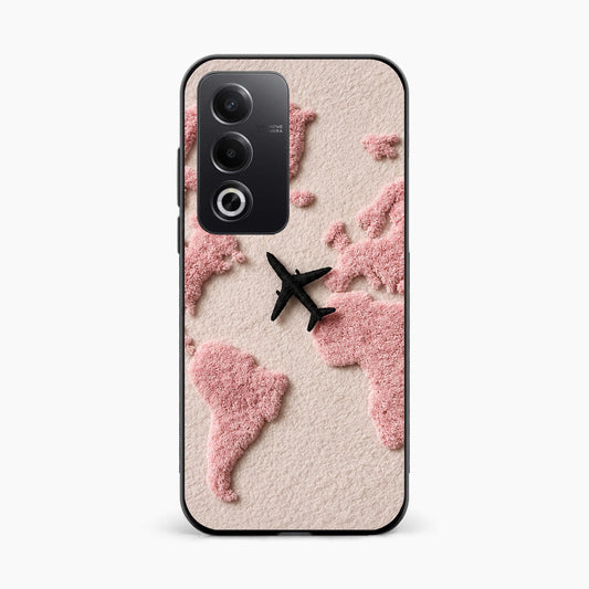 Pink Travel Mood Oppo A3 Pro Back Cover