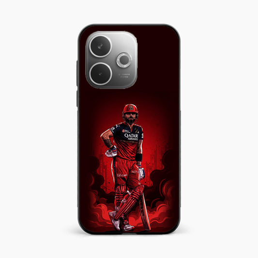 King Kohli Red Art Oppo A5 Pro 5g Back Covers