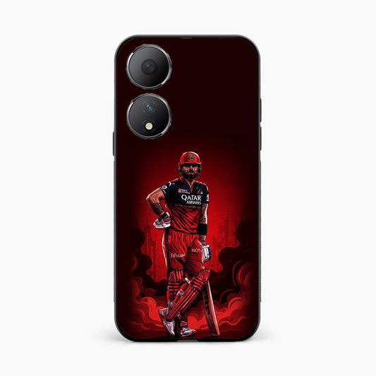 King Kohli Red Art Oppo A78 5g Back Covers