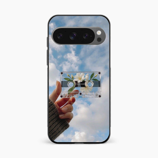 Cloudy Music Vibes Google Pixel 9 Pro Back Cover