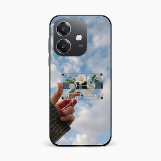 Cloudy Music Vibes Oppo A3x 4G Back Cover