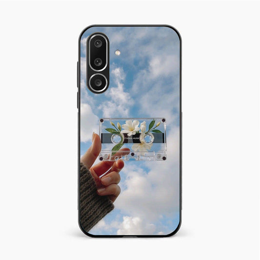 Cloudy Music Vibes Samsung F56 Back Cover