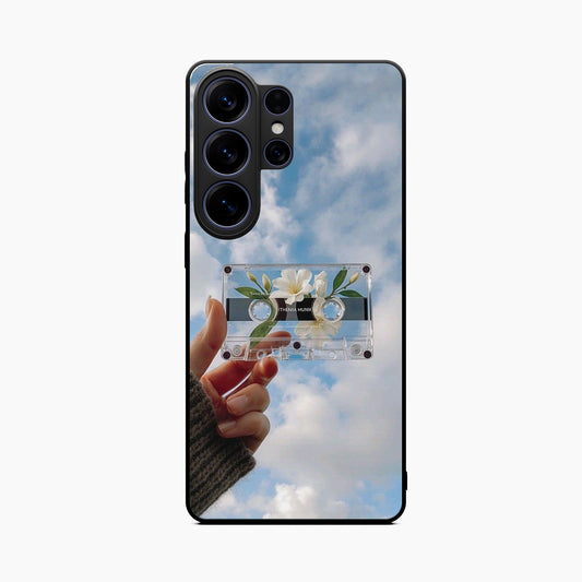 Cloudy Music Vibes Samsung S26 Ultra Back Cover