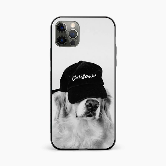 Black & White iPhone 12 Pro Max Pup Style Back Cover