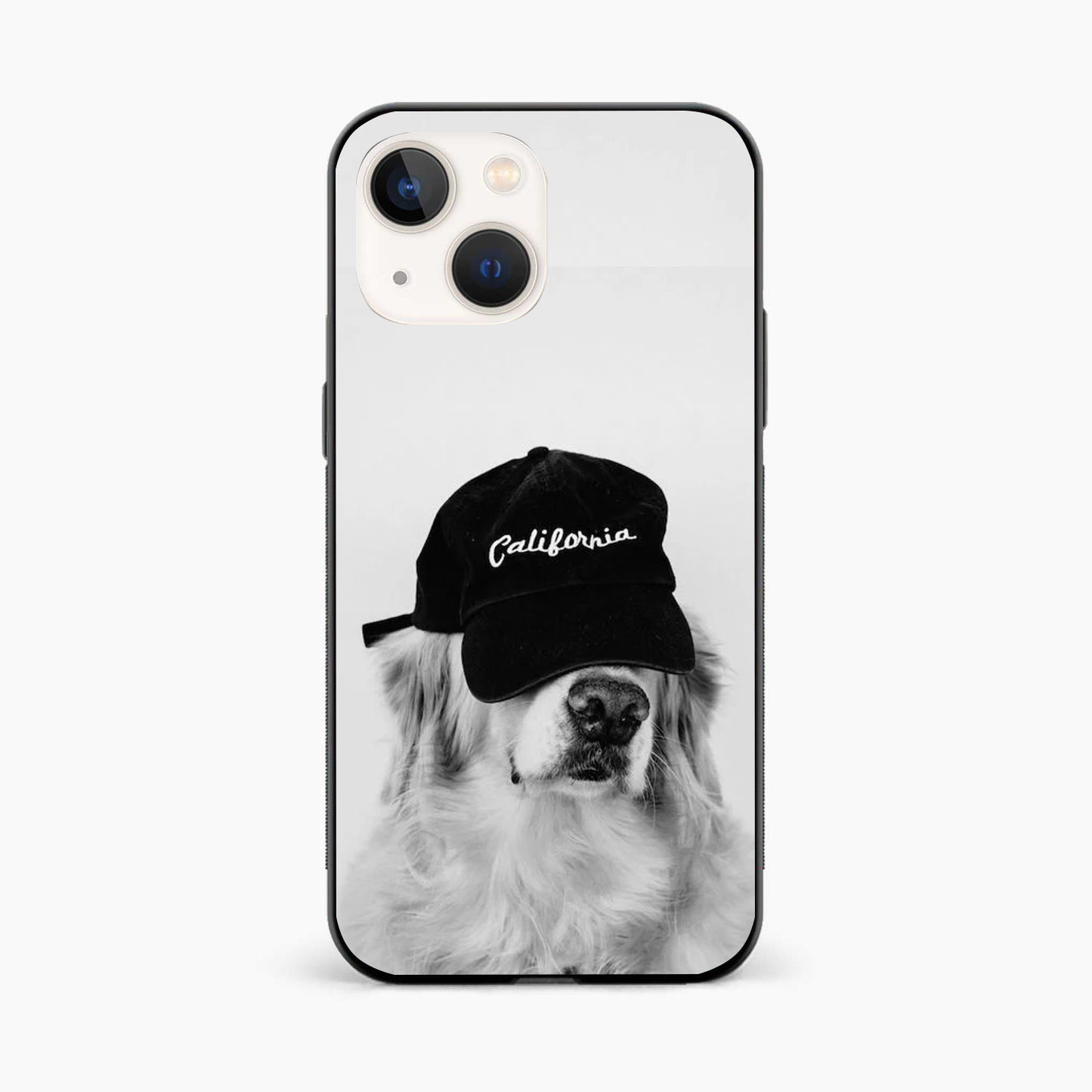 Black & White Iphone 13 Mini Pup Style Back Cover