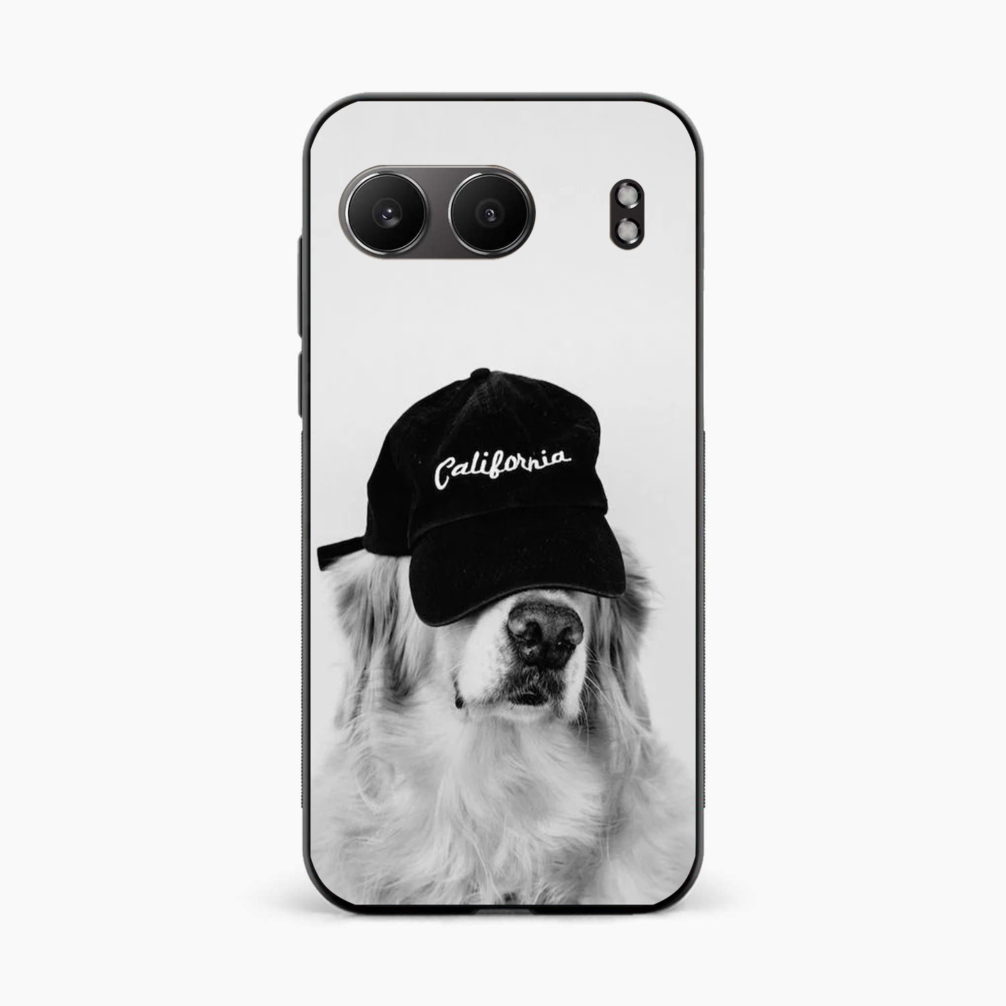 Black & White Samsung A15 Pup Style Back Cover