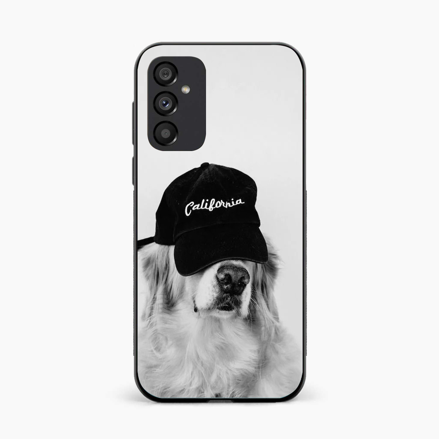 Black & White Samsung A16 Pup Style Back Cover