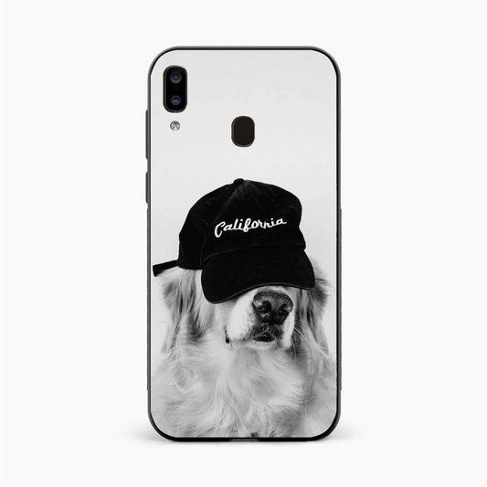 Black & White Samsung A20 Back Cover