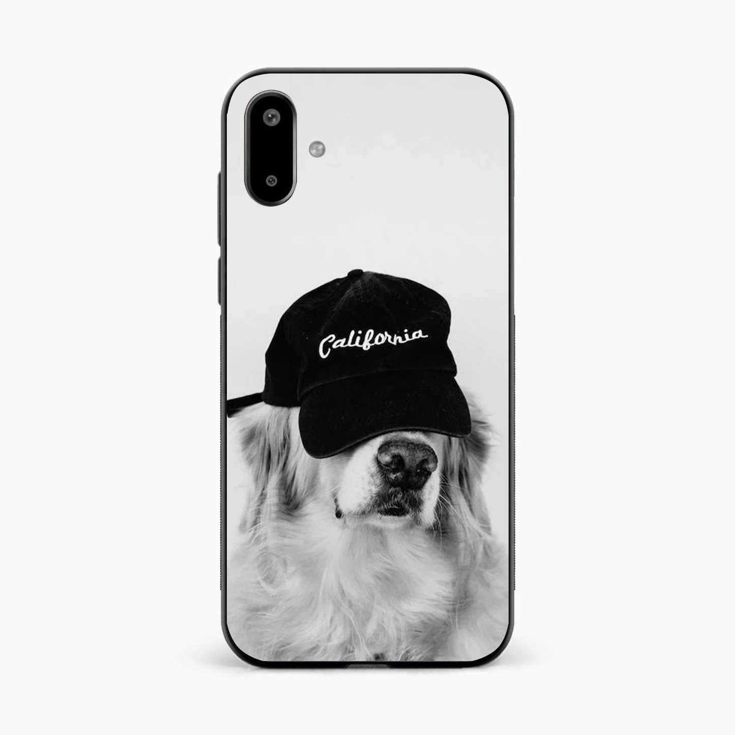 Black & White Samsung F06 Pup Style Back Cover