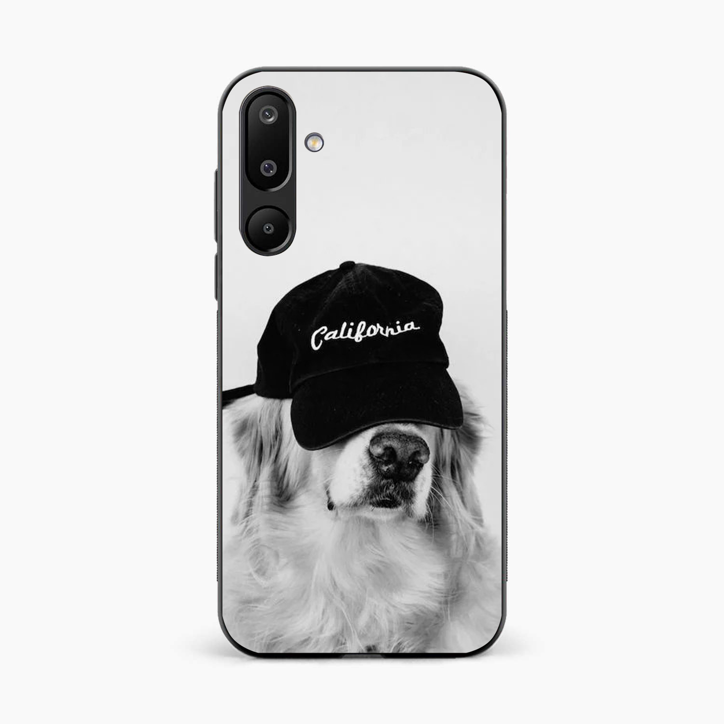 Black & White Samsung M16 Pup Style Back Cover