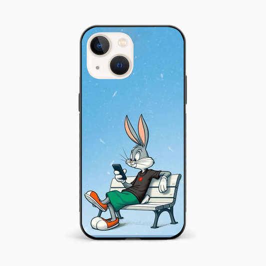 Chill Bunny Aesthetic Iphone 13 Back Cover
