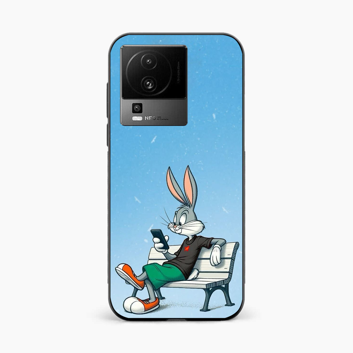 Chill Bunny Aesthetic Iqoo Neo 7 Pro 5G Back Cover