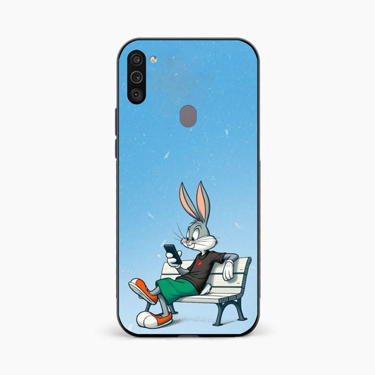 Chill Bunny Aesthetic Samsung A11 Back Cover