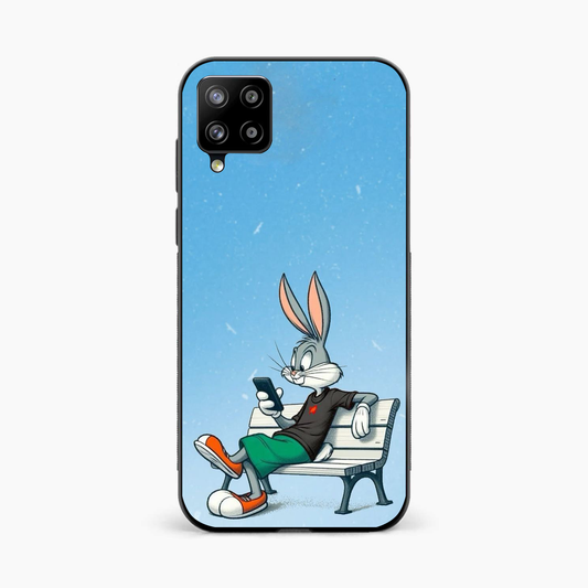Chill Bunny Aesthetic Samsung A12 Back Cover