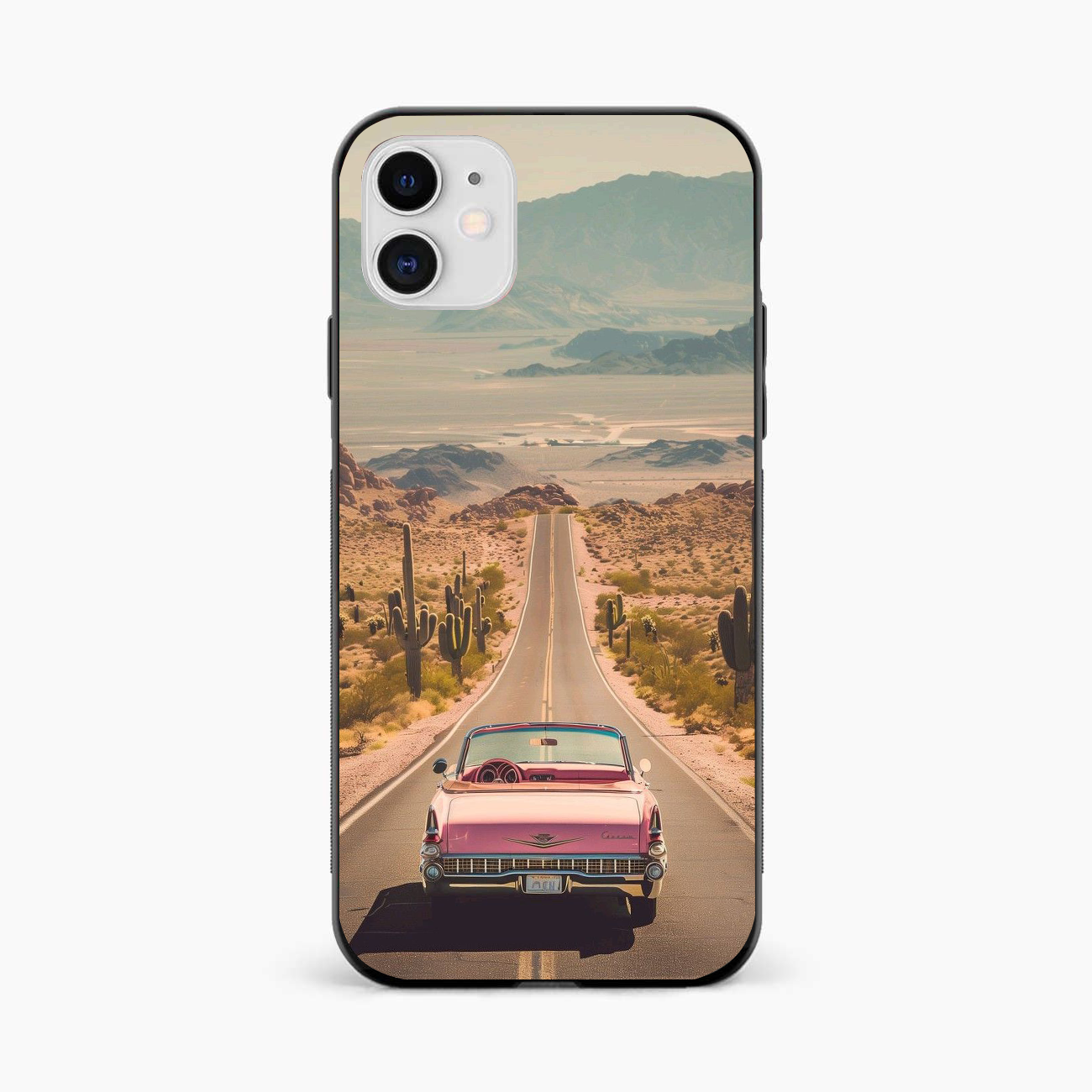 Classic Car Scenic iPhone 12 Back Cover