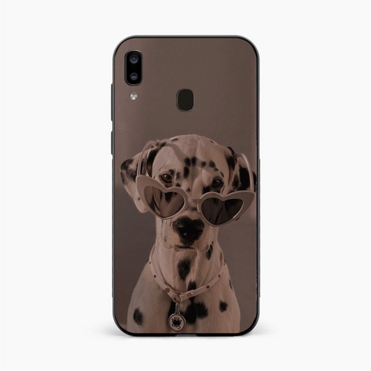 Classy Dalmatian Pup Samsung A20 Back Cover