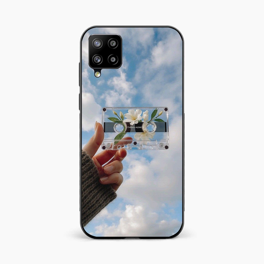 Cloudy Music Vibes Samsung A12 Nacho Back Cover