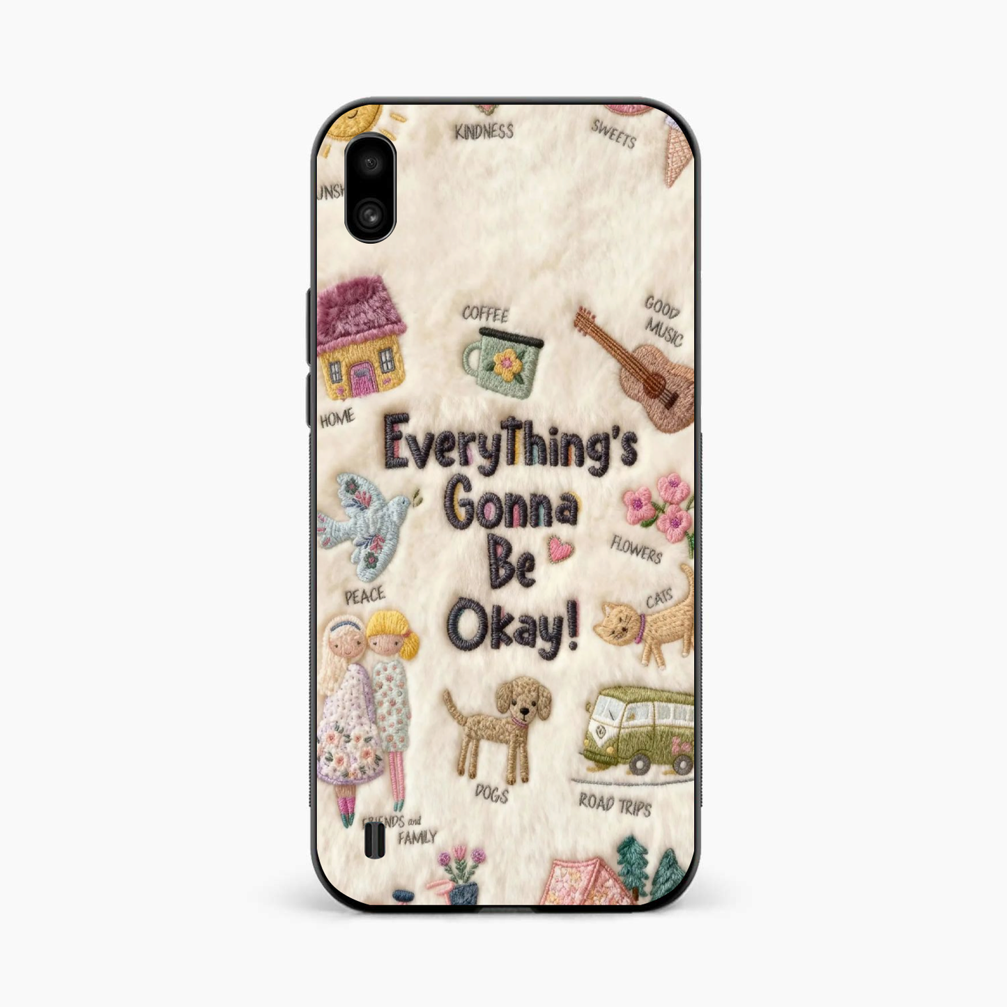 Cozy Happiness Collection Samsung A10 Back Cover