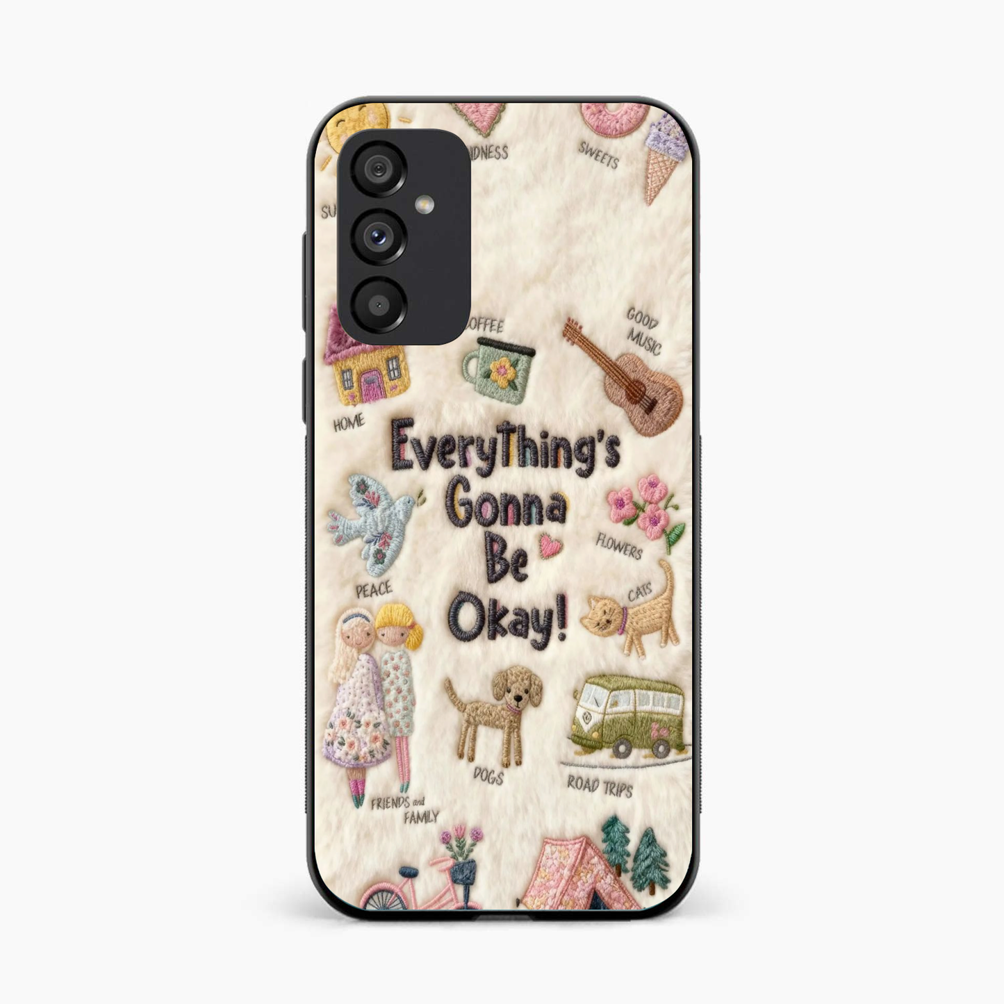 Cozy Happiness Collection Samsung S25 Back Cover