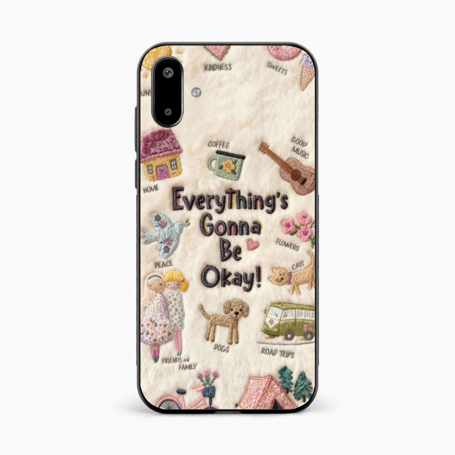 Cozy Happiness Collection Samsung F07 Back Cover