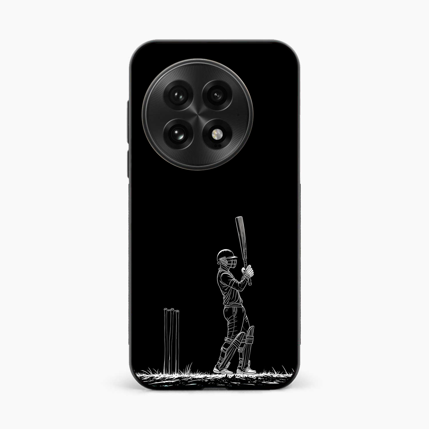 Cricket Minimal Line Art OnePlus 13R Back Cover