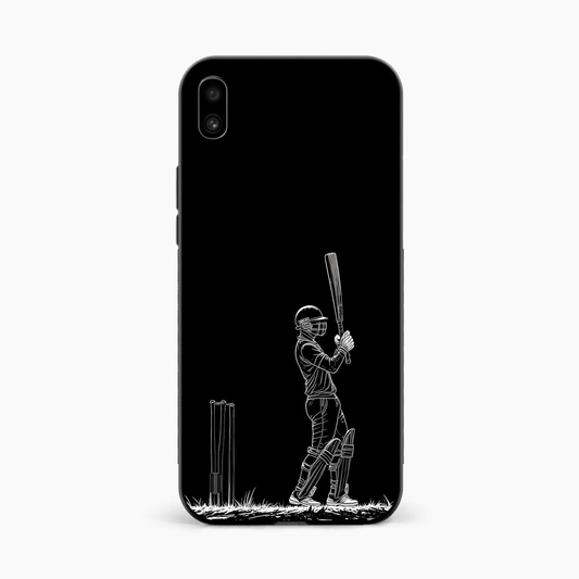 Cricket Minimal Line Art Samsung A10 Back Cover