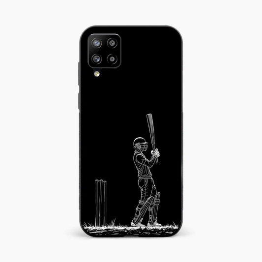 Cricket Minimal Line Art Samsung A12 Nacho Back Cover