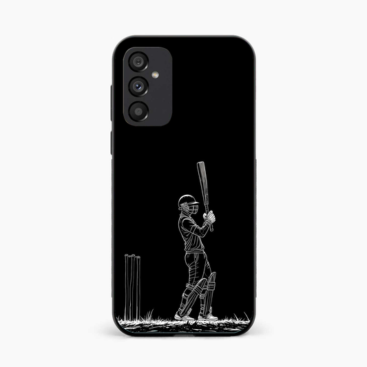 Cricket Minimal Line Art Samsung S25 Back Cover